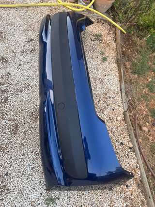 Parachoques trasero Peugeot 207 azul