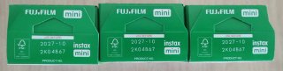 3 Packs Fujifilm Instax Mini 20 Hojas