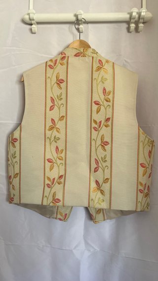 Chaleco Fallero Hombre Beige Multicolor