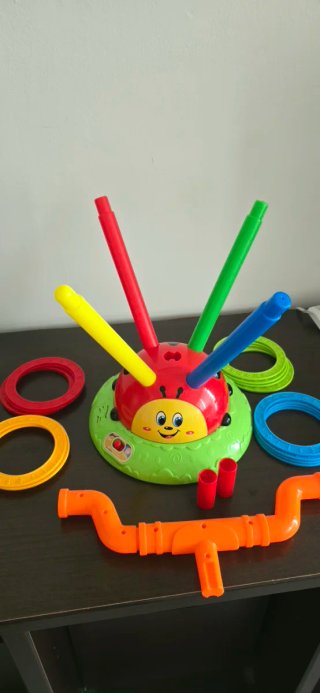 Juego Lanzar Anillos Infantil Mariquita
