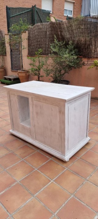 Escritorio vintage de madera