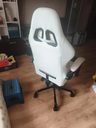 Silla Gaming Blanca y Negra
