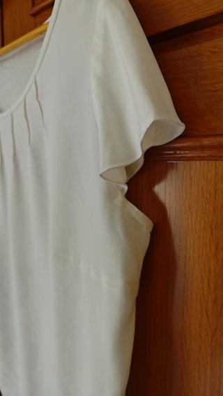 Blusa blanca talla 50-52