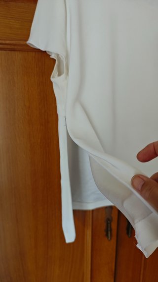 Blusa blanca talla 50-52
