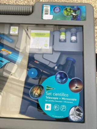 Set Telescopio y Microscopio Infantil