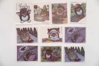 Lote 10 Cromos Stickers Furby Panini - año 1999