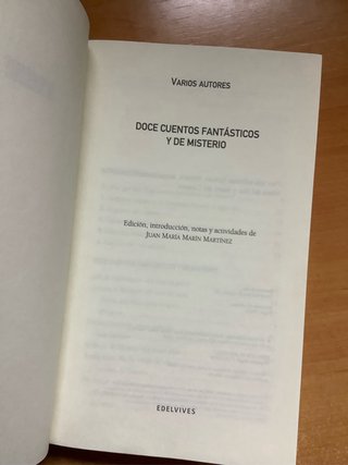 Doce cuentos fantásticos y de misterio