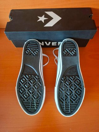 Converse CTAS OX Gris/Blanco Talla 38
