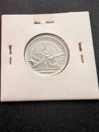 San Marino 5 Liras 1935 Plata