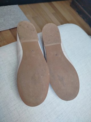 Bailarinas comunión piel crema talla 37