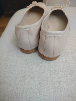 Bailarinas comunión piel crema talla 37