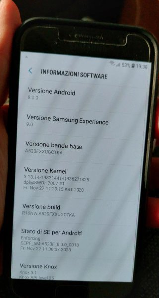 Samsung Galaxy A5 - Caricabatterie e scatola