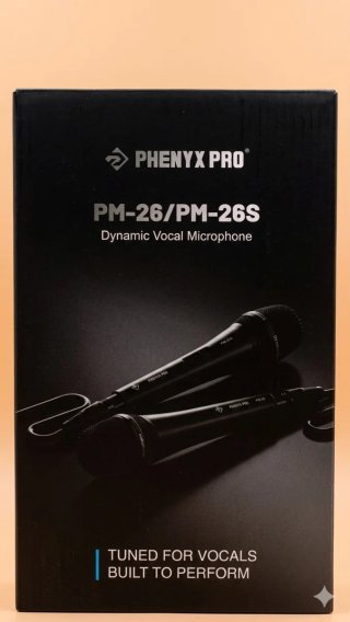 Micrófono Vocal Dinámico Phenyx Pro PM-26