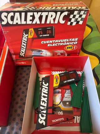 Scalextric Desafío León + Cuenta Vueltas