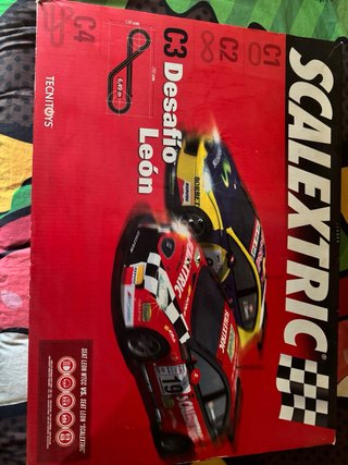 Scalextric Desafío León + Cuenta Vueltas