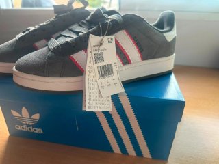 Zapatillas Adidas Campus Grises y Blancas