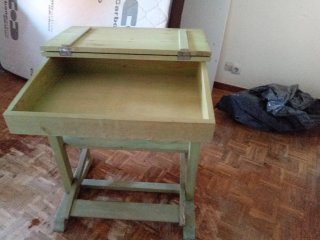 Mesa de madera para pintar