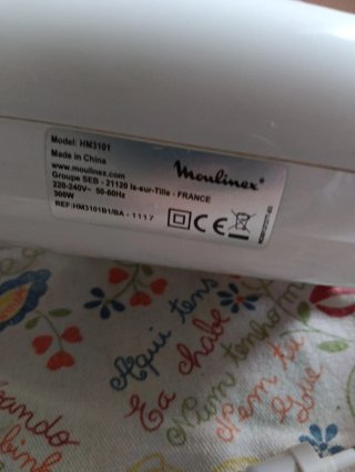 Moulinex HM3101 Quick Mix Batidora 300 w
