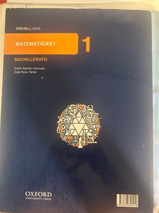 Matemáticas I, 1 Bachillerato