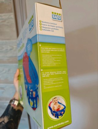 Bañera hinchable Saro para bebé