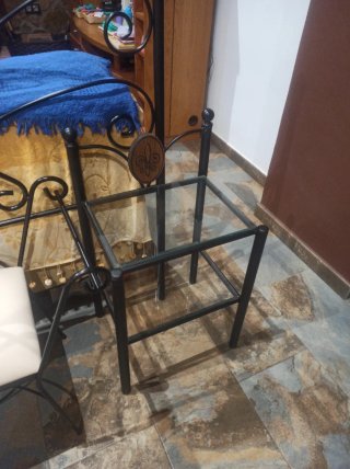 Conjunto de dormitorio forja y madera