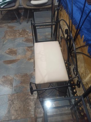 Conjunto de dormitorio forja y madera