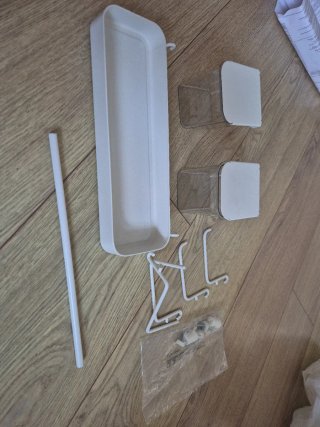 Accesorios Skådis Ikea (ganchos y bandeja)