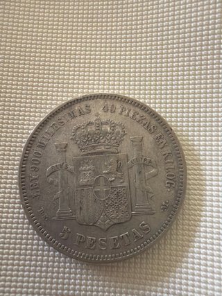 Monedas Amadeo I Rey de España 1871