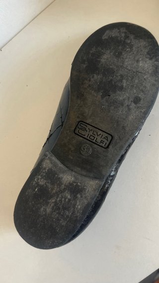 Zapatos fallero negros charol niño talla 34