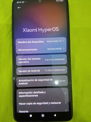 Xiaomi Redmi Note 13 Negro