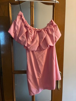 Vestido H&M rosa talla L