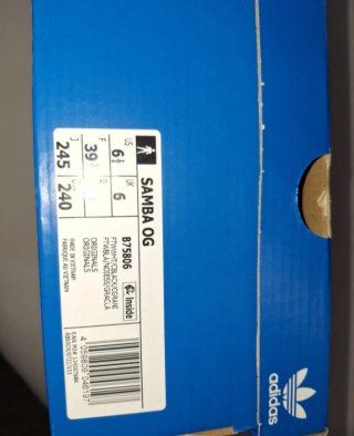 Adidas Samba Blancas Talla 39.5