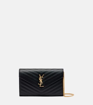 Saint Laurent Negro – Bolso de Hombro Piel