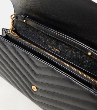 Saint Laurent Negro – Bolso de Hombro Piel