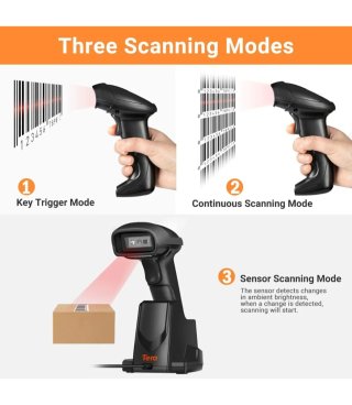 Scanner Codice a Barre 2D QR Wireless Tera