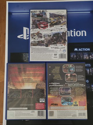 Pack Jogos PS2: Burnout 3, Doomsday Racers, RC Rev