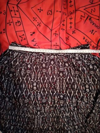 Falda estampado geométrico S
