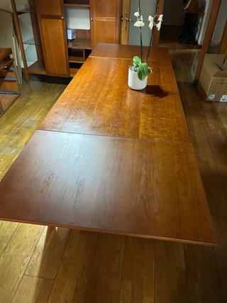Mesa comedor madera cerezo extensible a 272