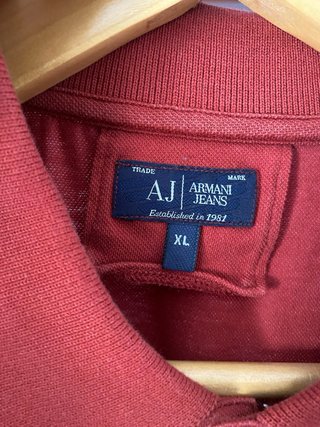 Polo Armani Jeans Rojo