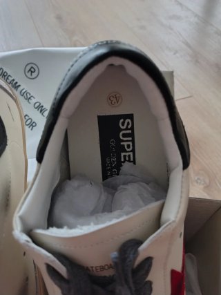 Golden Goose Sneakers Blancas Estrella Roja