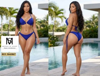 Bañador Medallo Shop Negro/Dorado Talla Única