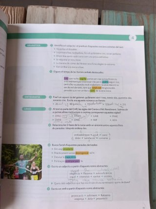Llengua catalana i literatura, 2 ESO Construint