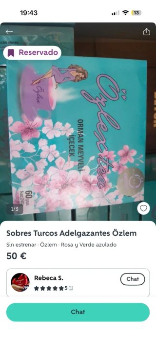 Sobres Turcos Adelgazantes Özlem
