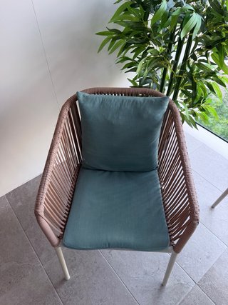 Conjunto mesa y 4 sillas terraza