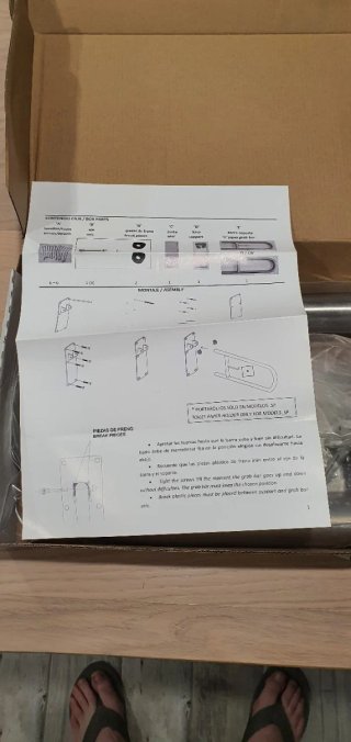 Barra de apoyo abatible 80cm minusvalido