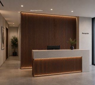 Panel Decorativo Lamas LED