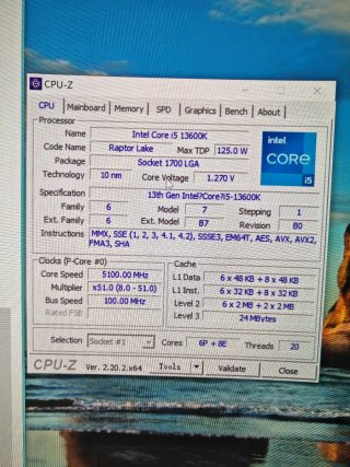 Combo 13600K + ASUS tuf gaming Z690 D4 +32 gb ram