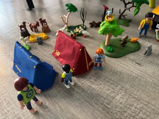 Pack Playmobil: Colegios, Autocar y Acampada