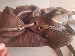 Bolso piel Hispanitas marrón
