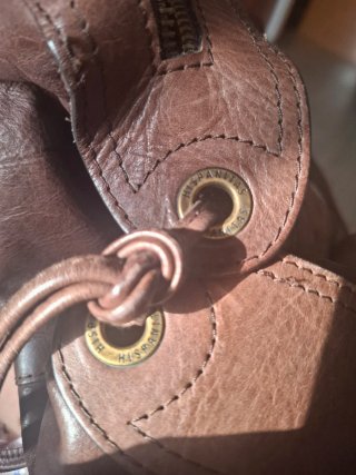 Bolso piel Hispanitas marrón